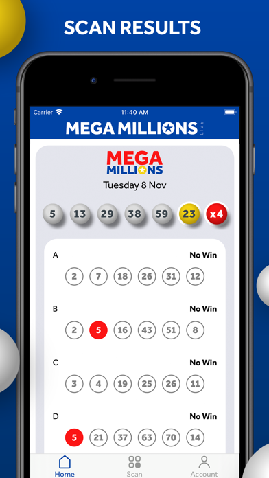 Mega Millions Scanner screenshot 3