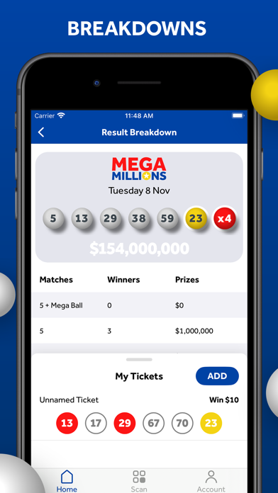 Mega Millions Scanner screenshot 2