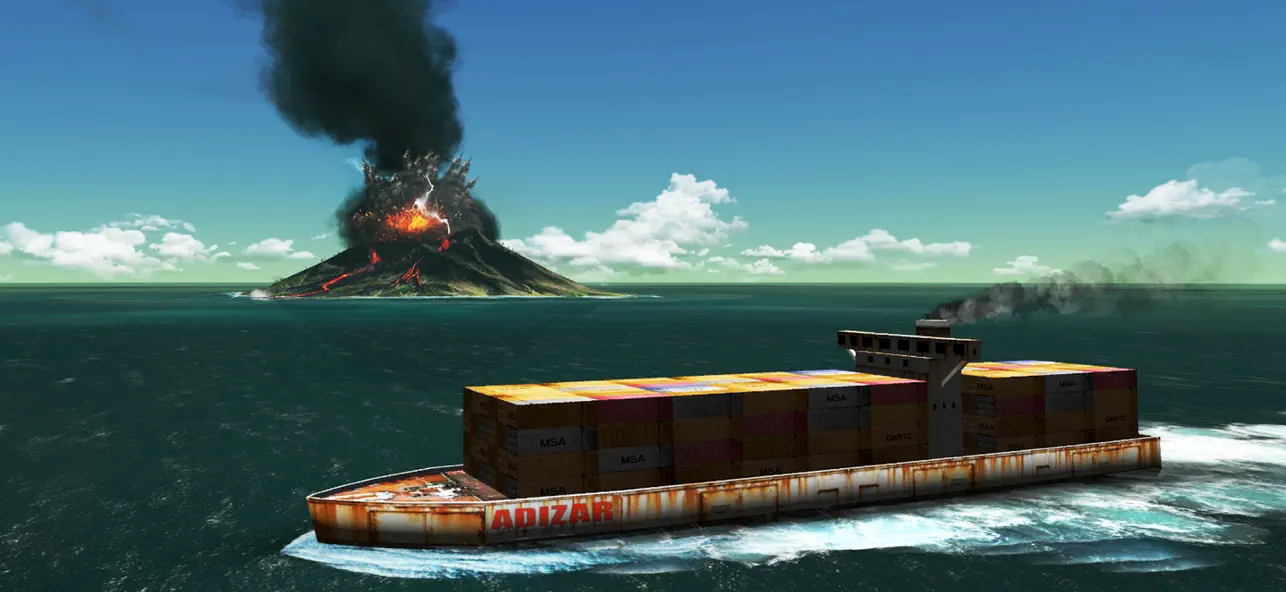 Mega Volcano - Fire and Fury screenshot 2