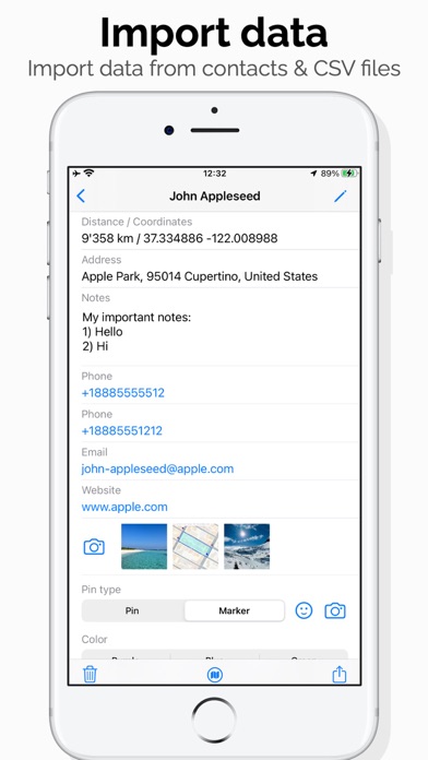 Megamap - Create pins & maps screenshot 2
