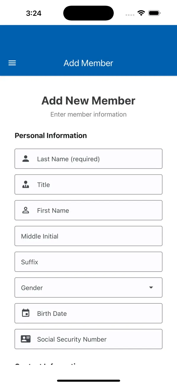 Membership Tracking Program screenshot 1