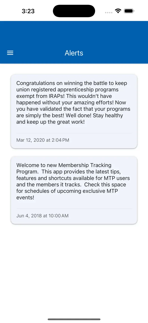 Membership Tracking Program screenshot 2