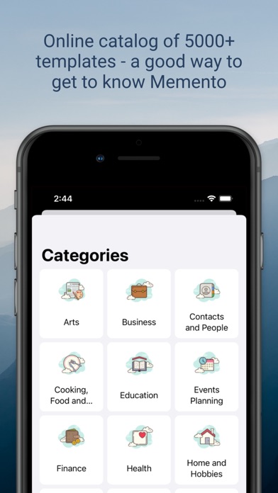 Memento Database screenshot 2