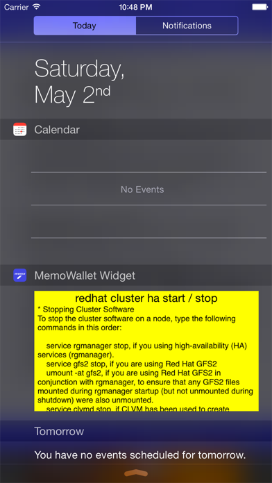 Memo Wallet screenshot 1
