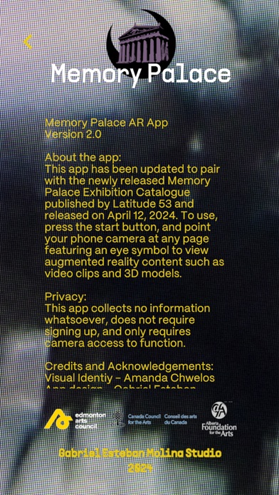 Memory Palace AR App screenshot 1