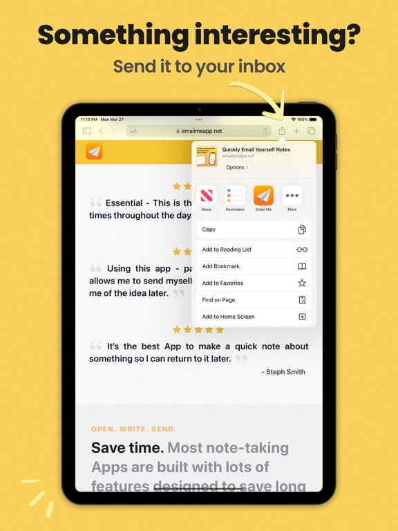 Memos: Email Me screenshot 8