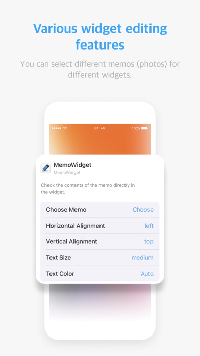 MemoWidget (todo&photo widget) screenshot 4
