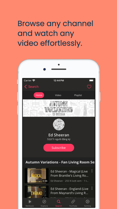 MeMusic - Stream Music, Video screenshot 1