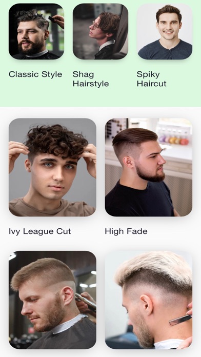 Men's Hairstyles - Face Guide screenshot 2