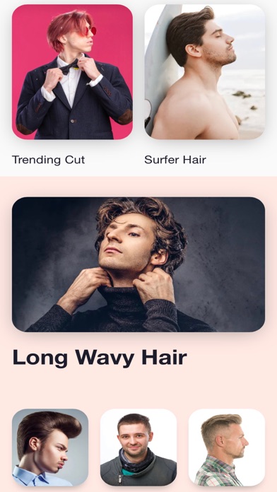 Men's Hairstyles - Face Guide screenshot 3