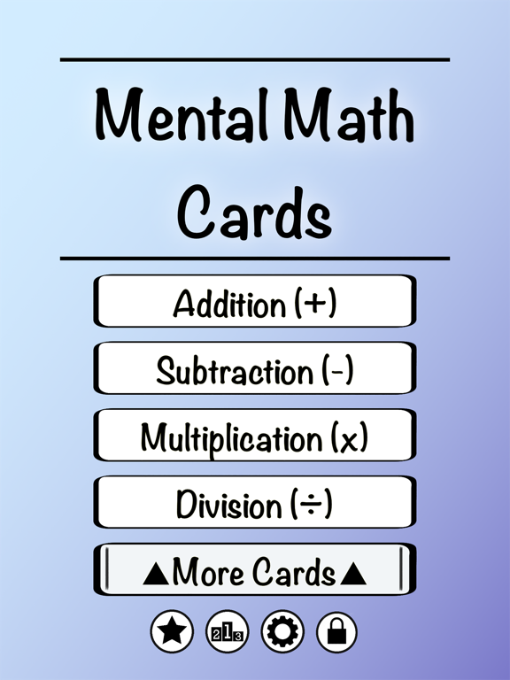 Mental Math Cards Games & Tips screenshot 10