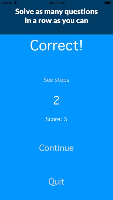 Mental Math - Quick math game screenshot 3