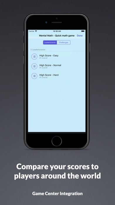 Mental Math - Quick math game screenshot 1