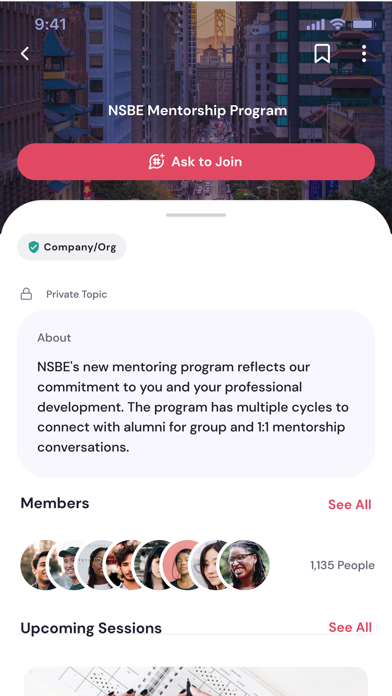 Mentor Spaces screenshot 2