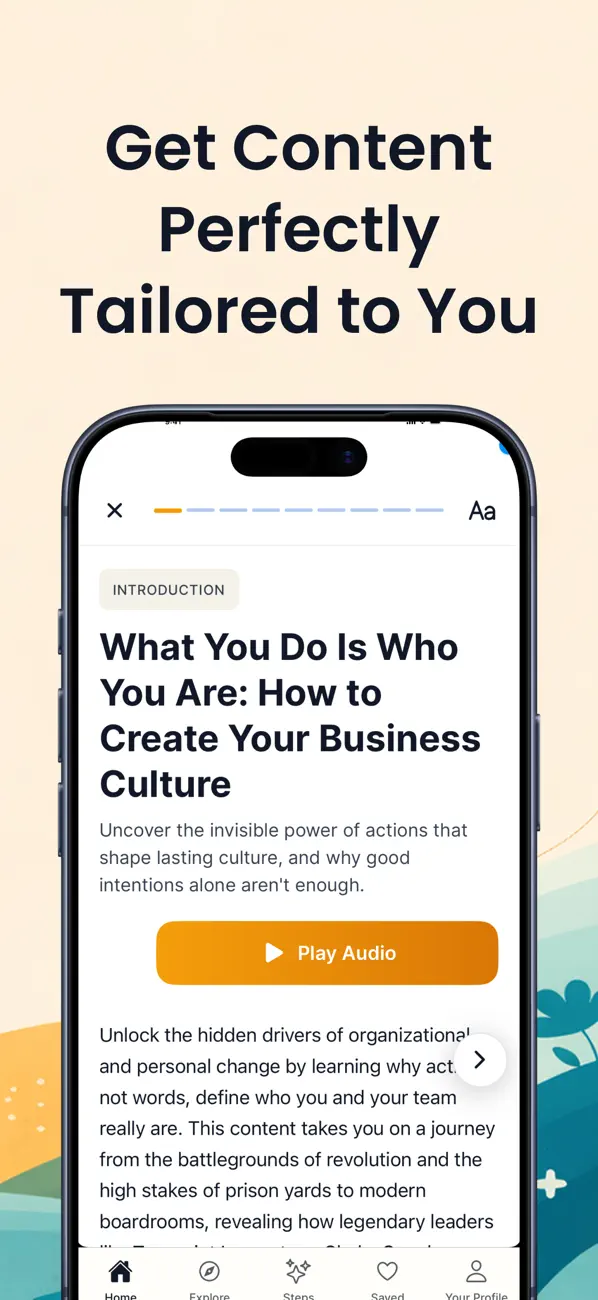 Mentorist: Learn, Act Achieve screenshot 1