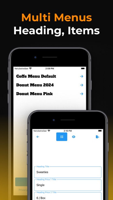 Menu Maker - Price List PDF screenshot 2