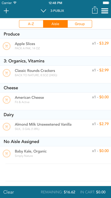 Menu Planner screenshot 1