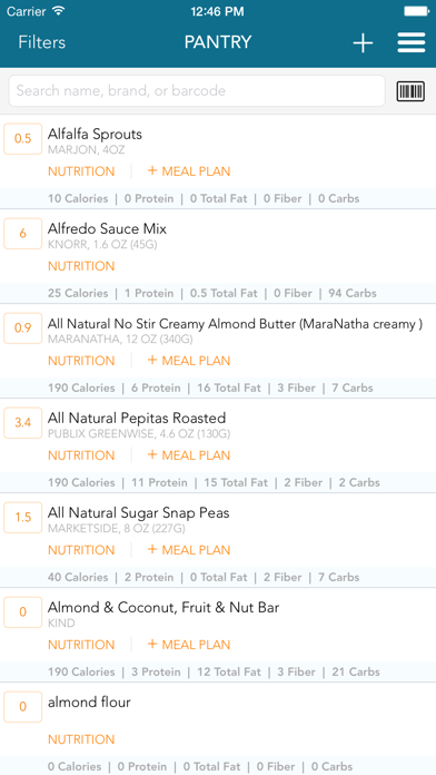 Menu Planner screenshot 2