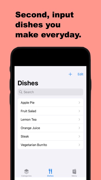 MenuMaker, Simple Design screenshot 3