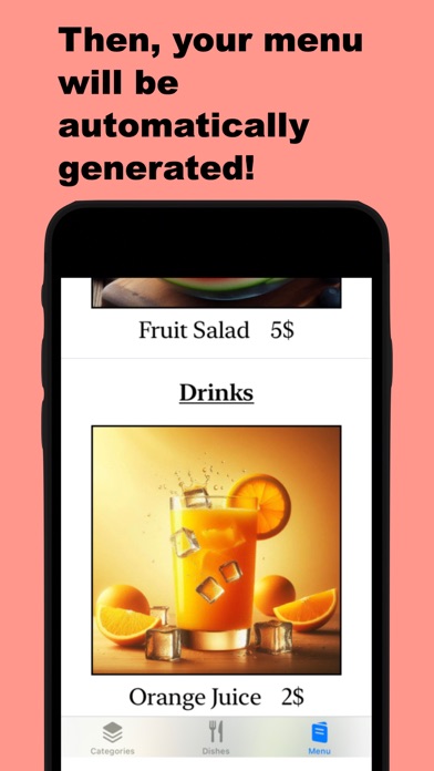 MenuMaker, Simple Design screenshot 2