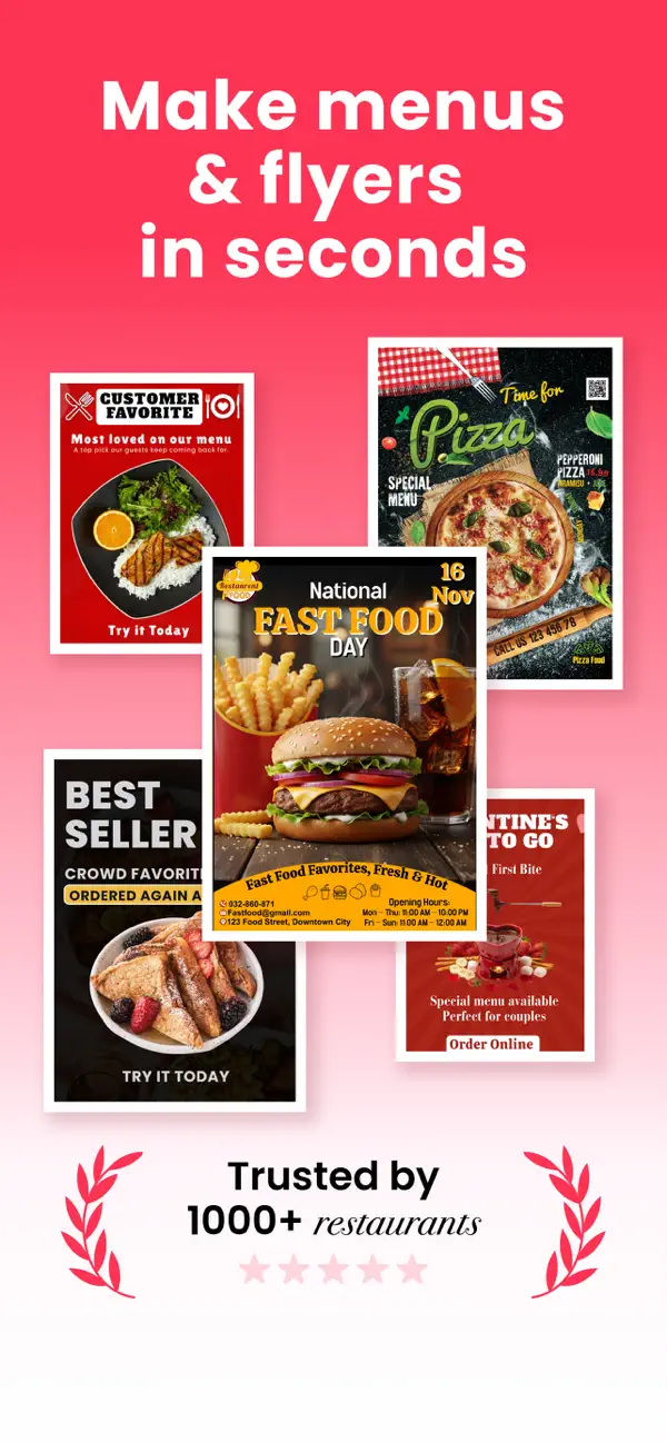 MenuSnap: Flyer Maker screenshot 6