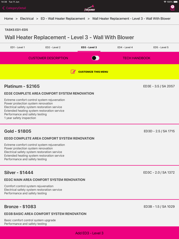 MenuStyle Pricing 1 TomPlumber screenshot 5