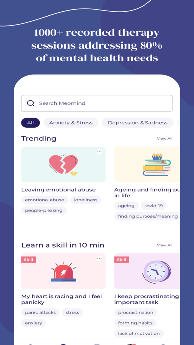 Meomind - Therapy Anytime screenshot 5