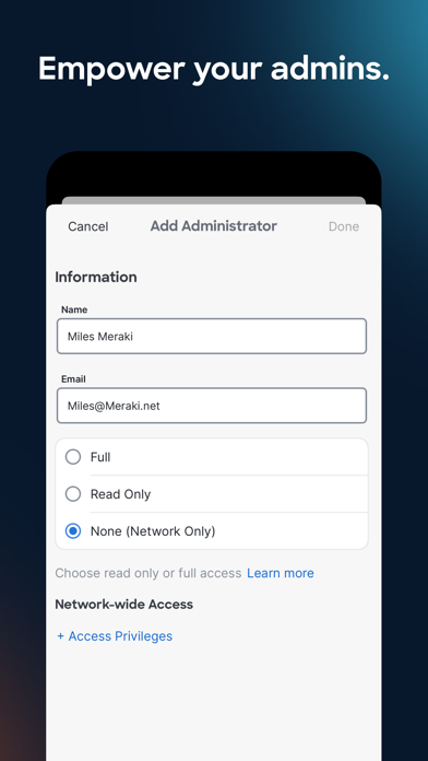 Meraki screenshot 1
