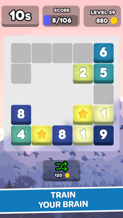 Merge 10 - Brain Puzzle screenshot 2