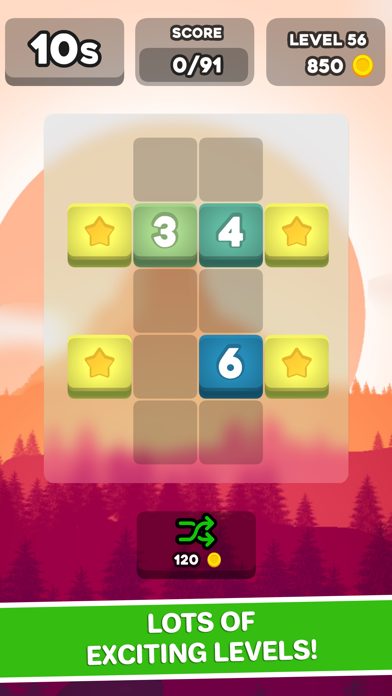 Merge 10 - Brain Puzzle screenshot 1