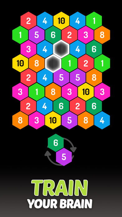 Merge Hexa™ Number Puzzle Game screenshot 4