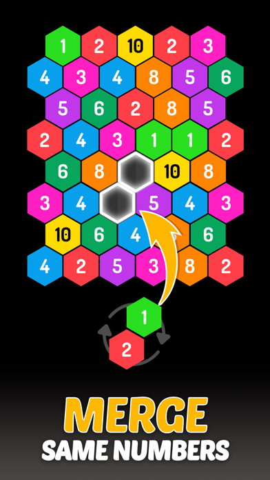 Merge Hexa™ Number Puzzle Game screenshot 5