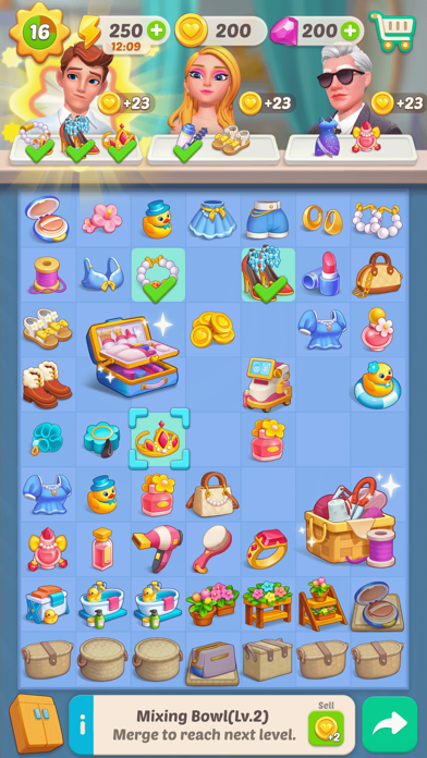 Merge Makeup - Match Puzzle screenshot 1