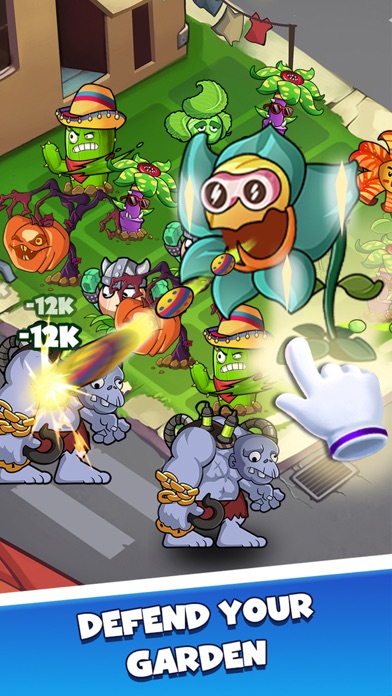 Merge Plants - Monster Defense screenshot 1