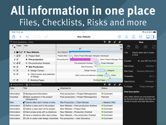 Merlin Project: Gantt + Kanban screenshot 5