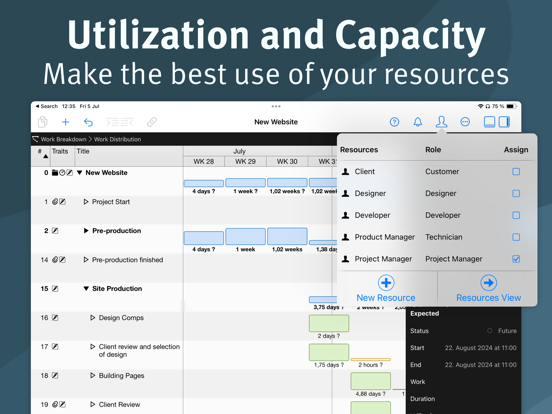 Merlin Project: Gantt + Kanban screenshot 6