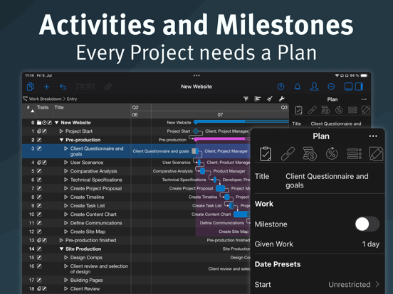 Merlin Project: Gantt + Kanban screenshot 9