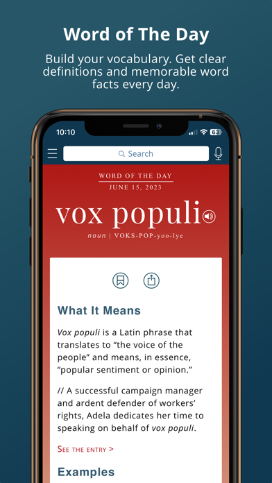 Merriam-Webster Dictionary+ screenshot 2