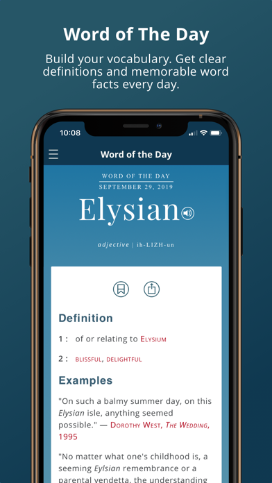 Merriam-Webster Dictionary screenshot 2