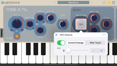 Mersenne - AUv3 Plug-in Synth screenshot 1