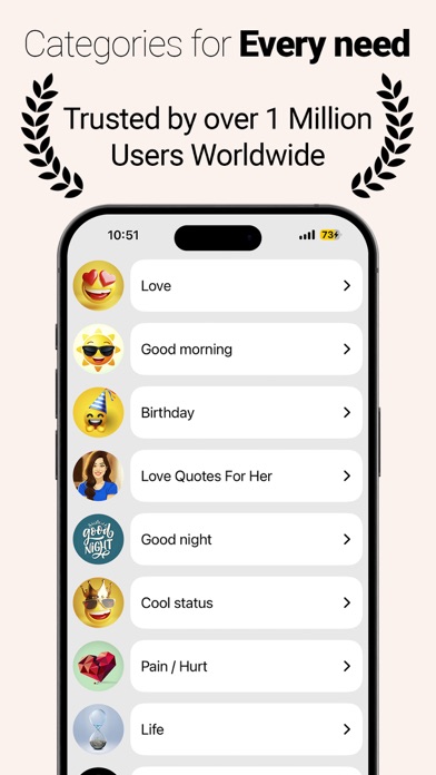 Messages & Quotes for WhatsApp screenshot 3