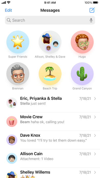 Messages screenshot 4