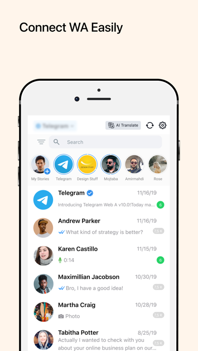 Messenger AI for WA & More screenshot 6
