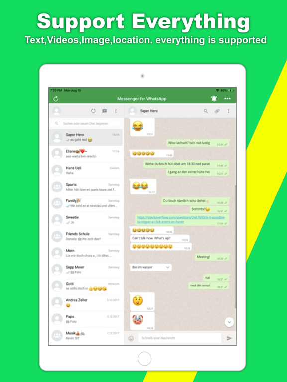 Messenger for Web ++ screenshot 5