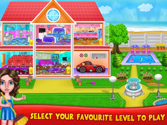 Messy House Cleaning Games screenshot 10