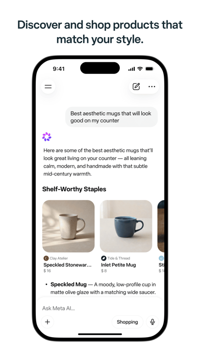 Meta AI - Assistant & Glasses screenshot 6