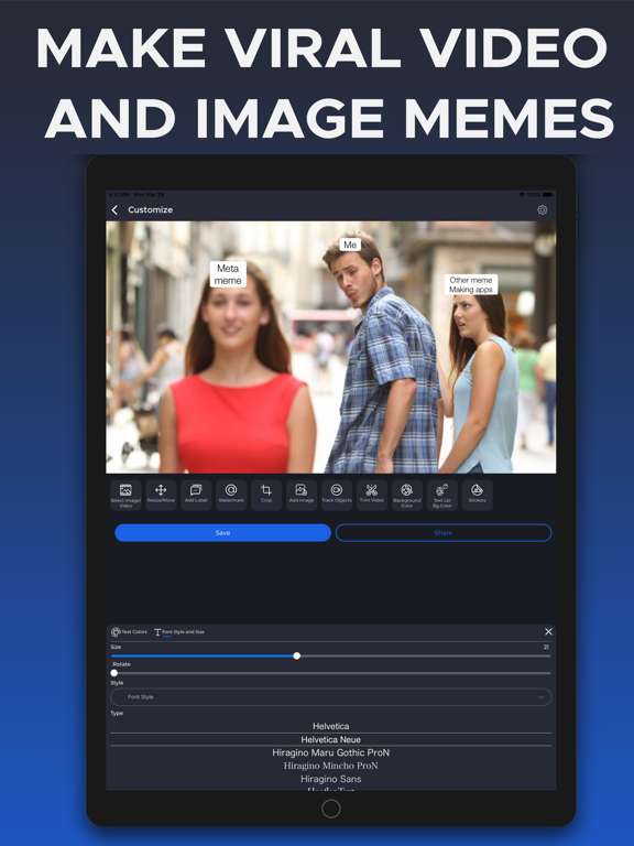 Meta Meme: Video/Image Maker screenshot 4