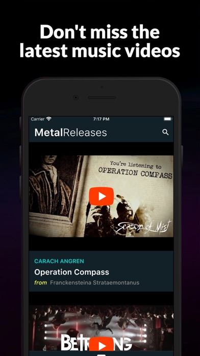 Metal Releases screenshot 1