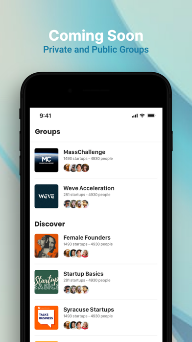 Metaprise Startup Network screenshot 1