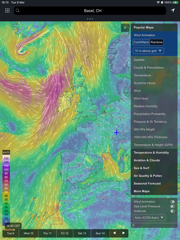 meteoblue weather & maps screenshot 5
